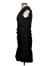 Aqua 100% Polyester Stars Black Cocktail Dress Size S - photo 5