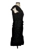 Aqua 100% Polyester Stars Black Cocktail Dress Size S - photo 4