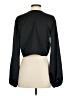 Just Fab 100% Polyester Black Long Sleeve Blouse Size S - photo 2