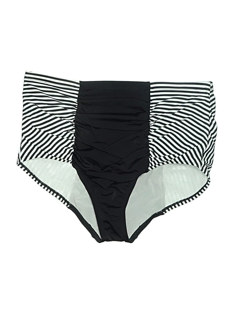 Pre-owned Torrid Swimsuit Bottoms In Black