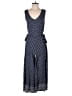 Max Studio Polka Dots Blue Jumpsuit Size S - photo 1