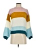 Topshop Color Block Blue Pullover Sweater Size 4 - photo 1