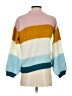 Topshop Color Block Blue Pullover Sweater Size 4 - photo 2