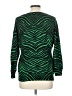 MICHAEL Michael Kors Animal Print Green Pullover Sweater Size L - photo 2