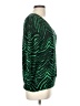 MICHAEL Michael Kors Animal Print Green Pullover Sweater Size L - photo 4