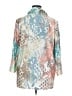 MULTIPLES Teal 3/4 Sleeve Blouse Size 0X - photo 2