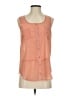 Mine 100% Polyester Orange Sleeveless Blouse Size S - photo 1