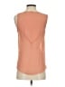 Mine 100% Polyester Orange Sleeveless Blouse Size S - photo 2