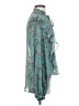 Caballero 100% Polyester Teal Long Sleeve Blouse Size XS - photo 4