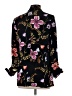 Express 100% Polyester Floral Black Blazer Size XS - photo 2