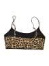 Anemone Animal Print Gold Swimsuit Top Size L - photo 2