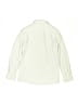 Zara Kids Solid Green Long Sleeve Button-Down Shirt Size 9 - photo 2