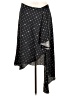 Monse 100% Polyester Polka Dots Black Casual Skirt Size 12 - photo 1