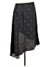 Monse 100% Polyester Polka Dots Black Casual Skirt Size 12 - photo 2