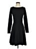 Theory Solid Black Casual Dress Size 2 - photo 1