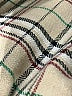 Boohoo Plaid Ivory 3/4 Sleeve Button-Down Shirt Size 10 - photo 8