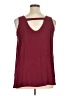 Jolt Burgundy Sleeveless Blouse Size XL - photo 2