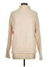 Zesica Solid Tan Turtleneck Sweater Size L - photo 1