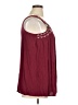 Jolt Burgundy Sleeveless Blouse Size XL - photo 4