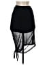 Unbranded Solid Black Casual Skirt Size S - photo 2