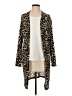 Unbranded Animal Print Brown Cardigan Size S - photo 1