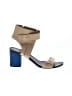Costume National Color Block Tan Sandals Size EU 38 1/2 - photo 1
