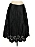 KM Collections by Milla Bell Solid Black Formal Skirt Size 8 - photo 1