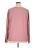 Unbranded 100% Polyester Color Block Solid Pink Long Sleeve Top Size XL - photo 2