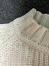 Unbranded Solid Ivory Turtleneck Sweater Size L (estimated) - photo 7