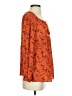 Old Navy Orange 3/4 Sleeve Blouse Size S - photo 4
