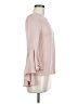 Milly Pink Long Sleeve Blouse Size 0 - photo 4