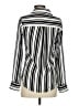 Express 100% Polyester Stripes Black Long Sleeve Blouse Size XS - photo 2