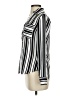 Express 100% Polyester Stripes Black Long Sleeve Blouse Size XS - photo 5