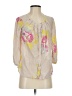 Boden 100% Silk Tan 3/4 Sleeve Silk Top Size 4 - photo 1