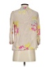 Boden 100% Silk Tan 3/4 Sleeve Silk Top Size 4 - photo 2