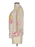 Boden 100% Silk Tan 3/4 Sleeve Silk Top Size 4 - photo 5