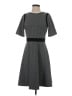 Ann Taylor Houndstooth Gray Casual Dress Size 2 - photo 1
