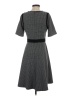 Ann Taylor Houndstooth Gray Casual Dress Size 2 - photo 2