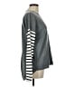 French Connection 100% Acrylic Stripes Gray Pullover Sweater Size M - photo 4