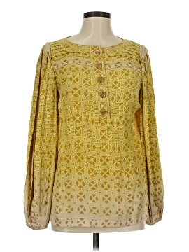 Tory Burch Long Sleeve Silk Top