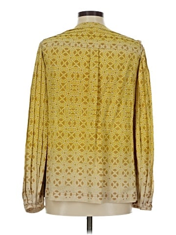 Tory Burch Long Sleeve Silk Top (view 2)
