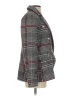 Bagatelle Plaid Gray Burgundy Blazer Size XXS - photo 4