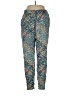 BCBGeneration 100% Rayon Paisley Blue Casual Pants Size L - photo 2