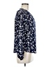 Shein Blue Long Sleeve Blouse Size M - photo 4