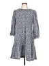 Blu Pepper Tweed Gray Casual Dress Size L - photo 1