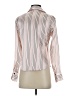 Kasper Stripes Pink Long Sleeve Blouse Size 2 (petite) - photo 2