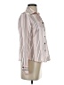 Kasper Stripes Pink Long Sleeve Blouse Size 2 (petite) - photo 4
