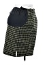 Due Maternity Plaid Black Casual Skirt Size M - photo 1