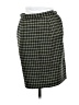Due Maternity Plaid Black Casual Skirt Size M - photo 2