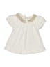 Unbranded Ivory Short Sleeve Blouse Size 7 (estimated) - photo 1